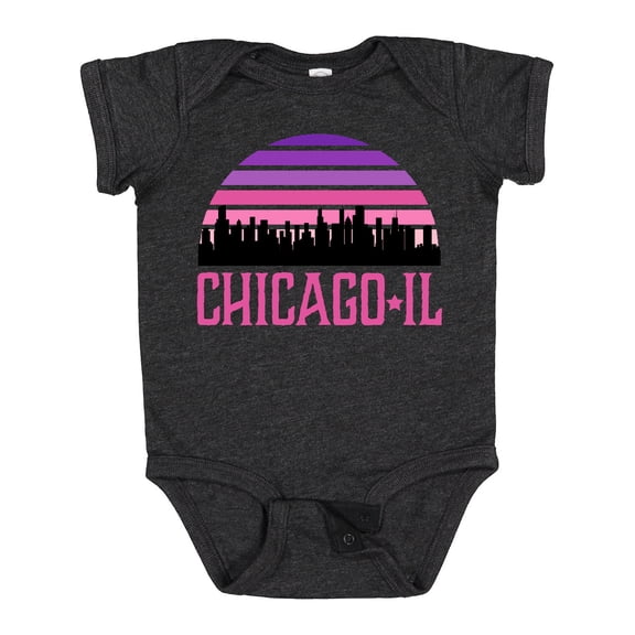 Inktastic Chicago Gifts Souvenirs for Kids Girls Baby Bodysuit