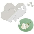 thumbnail image 1 of Removable 3D Love Hearts Mirror Mirror Sticker Removable Mirror Stickers Detachable DIY Decal for Home Decoration, 1 of 3