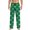 Green, variant on Yuanlong Men Pants Snowflake Patterns Drawstring Elastic Waist Wide Leg Trousers Holiday Christmas Loungewear Casual Male Pajama Pants