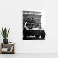 thumbnail image 2 of US Army WWII War Greyhound Armoured Car Paris 1944 Photo Extra Large XL Wall Art Poster Print, 2 of 3