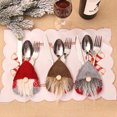 thumbnail image 4 of TEHAUX 3 Pcs Silverware Bags Fabric Tableware Holder for Hosts Holiday Dinner, 4 of 7