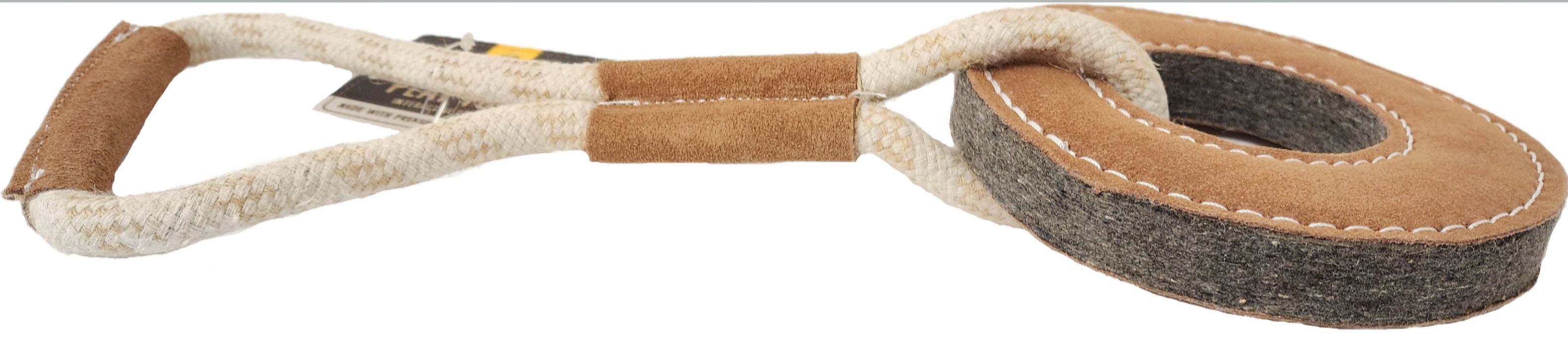 Advance Pet Products Tuff Dog Toy Rope Ring, Brown
