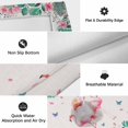 thumbnail image 5 of Pink Flamingo Outdoor Rug 5x8 Ft, Non Slip Washable Area Rug, Tropical Botanical Summer Flower Rustic Patio Rugs Carpet Runner, Large Floor Mat for Indoor/Outdoor Deck Porch Camping, 5 of 8