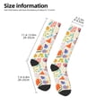 thumbnail image 2 of Susaid Insects In Plants Print Thermal Winter Socks for Men and Women, Warm Crew Hiking Socks, for Boots and Outdoor Activities, 2 of 6