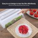 thumbnail image 3 of Refillable Plastic Film Dispenser with Sliding Cutter, Clear Food Wrap Storage Box, Kitchen Gadgets, 3 of 4