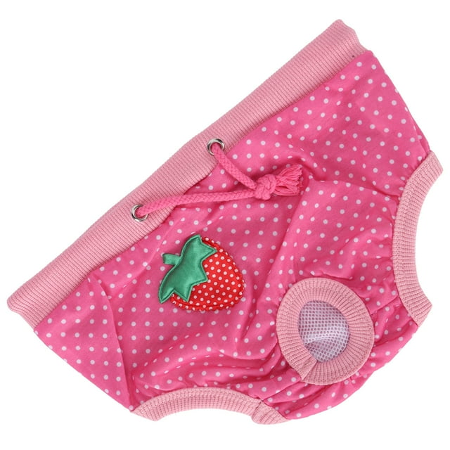 Couches pour Animaux, Pantalons Physiologiques Réutilisables Doux pour Animaux Féminins Rose S