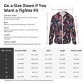 thumbnail image 5 of Uemuo United States Of America Pattern Women's Full Zip UPF 50+ Sun Protection Hoodie Jacket Long Sleeve Sun Shirt Hiking Outdoor Performance with Pockets-Small, 5 of 9