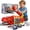 Red, variant on Dinosaur Truck Toys with Ejection Shooting Game PETSCOOL Triceratops Car Playset and Foldable Storage Garage for Kids Aged 3 To 12