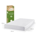 thumbnail image 2 of SNOOZELLE COMFORT Colchón Individual Memory Foam de Té Verde en Caja, 25cm de Alto, Firmeza Media, Esencia Natural Relajante, Alivia Puntos de Presión, Ayuda a conciliar el sueño (97x190x25), 2 of 7