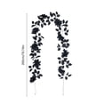 thumbnail image 3 of Gqtwoy Halloween Artificial Black Rose Garland, Spooky Decoration, Durable Cloth, Perfect for Mantels and Party Backdrops, Creepy Atmosphere, Haunted House Decor, 3 of 6