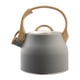 thumbnail image 2 of Tetera silbante con mango ergonómico para café, camping y cocina. Gris, 2 of 9