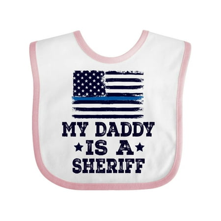 

Inktastic Daddy is a Sheriff Law Enforcement Gift Baby Boy or Baby Girl Bib