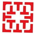 thumbnail image 1 of LOVIVER Pickleball Court Marker Kit, Tennis Court Throw Down Markers, Lines Marking Set, Red, 1 of 7