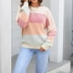thumbnail image 2 of Gibobby Suéter casual mujer, Sueter para Mujer Casual Sweater Dama Ligero Cuello Redondo Invierno Blusa Manga Larga Multilooks Elegante o Casual(Beige,CH), 2 of 5