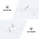 thumbnail image 2 of 1 par de pendientes de plata de ley con forma de gota para mujer, 2 of 8