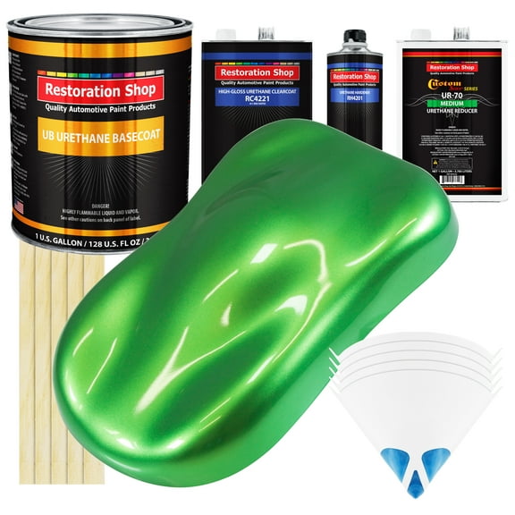 Firemist Lime Gallon URETHANE BASECOAT CLEARCOAT Car Auto Paint Kit