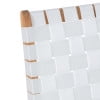 thumbnail image 3 of Morganton Rope Weave Outdoor Lounge Chair, Set of 2, White and Teak, 3 of 7