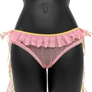 Rainbow Bright Hiphugger Bikini Medium Pink