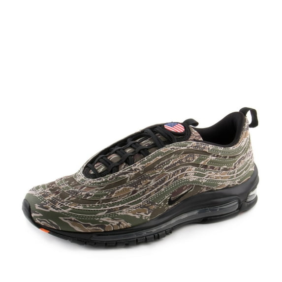 Nike Mens Air Max 97 Premium QS Country Camo "USA" Olive/Black-Sand AJ2614-205