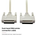 thumbnail image 6 of Lomubue Printer Cable Professional High Speed 1.5m 3m 5m 25-Pin Parallel Port DB25 Male to Male Printer LPT Extension Cable for Scanner, 6 of 10