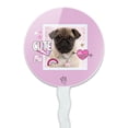 thumbnail image 2 of Cute Pug Puppy Dog Love Cupcake Picks Toppers Decoration Set of 6, 2 of 7