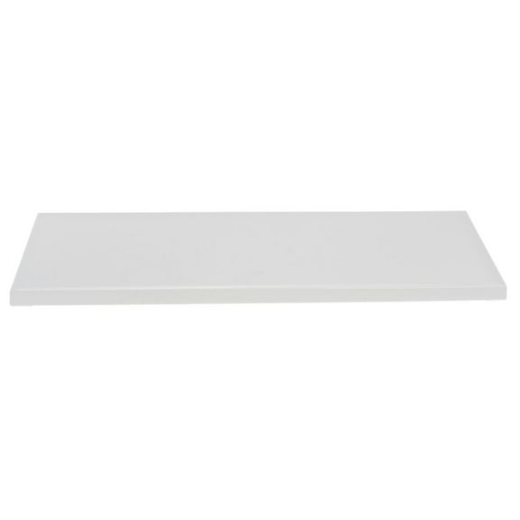 HUBERT White Melamine Replacement Top for Rectangular Riser - 20 1/2"L x 6 2/5"W