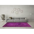 thumbnail image 3 of Ahgly Company Indoor Square Abstract Pink Modern Area Rugs, 5' Square, 3 of 4