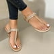 thumbnail image 2 of Amzcrzy Zapatos de mujer,Zapatos de mujer,Zapatillas de mujer, Sandalias romanas de suela plana para mujer, zapatos de verano, informales Sandalias Mujer Zapatillas De Casa, 2 of 4