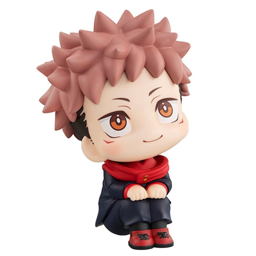 Cheap 1pcs Anime Jujutsu Kaisen Figurine Q Version Cute Gojo Satoru Itadori  Yuji Look Up PVC Anime Action Figure