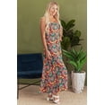thumbnail image 3 of Women's Black Boho Floral Print Sleeveless High Waist Maxi Dress for Summer | [ZhiHiMeRi] | (US 12-14)L, 3 of 12