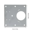 thumbnail image 5 of Cabinet Hinge Repair Plate Stainless Steel Repair Plate for Cupboard Hinges, 5 of 12