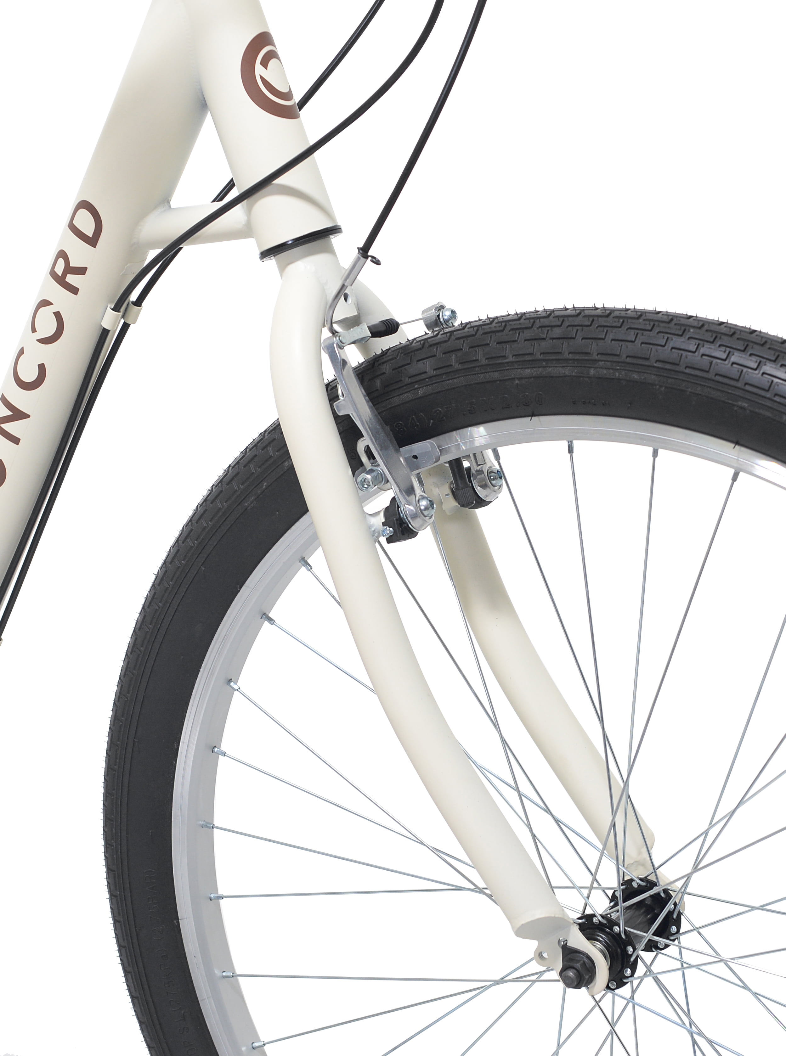 Concord 27.5" Laguna Comfort Bicycle, 27.5" Wheels, Fits Adult Riders 5'4"-6'2", Unisex, Cream