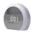 thumbnail image 2 of Reloj Despertador, Sistema De 12/24 Horas Reloj Digital Pantalla De Fecha De Temperatura Con Cable USB Para Trabajadores Para Estudiantes Para Dormitorio Para Hogar Para Oficina, 2 of 8