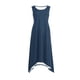 thumbnail image 5 of Pantalones Cortos para Vestidos Bajos Mujeres sin Mangas Cuello Redondo Cordón Ruffle A-Line Mini Vestido Poliéster, Vestido Casual para Citas Y Fiesta, 5 of 8