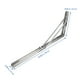 thumbnail image 5 of Soportes plegables de acero inoxidable de 2pcs soportes plegables soportes de soporte, 5 of 5