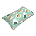 thumbnail image 3 of Kll Kawaii Sushi Pillow Covers Envelope Closure,Super Soft And Cozy Fuzzy Fleece Pillow Case Cover 14"X20", 3 of 9