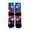 Light Blue, variant on Men's Valentine's Day Novelty Food Print Socks - Funny Designs with Hearts, Soft Cotton & Stretchable, Crew Length & Machine Washable, Hilarious Stocking Stuffer Light Purple One Size