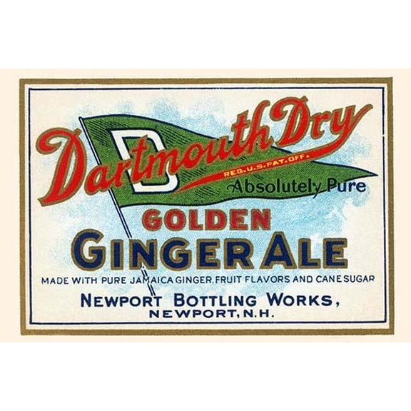Darmouth Dry Ginger Ale-Fine Art Canvas Print (20" x 30")