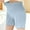 Blue, variant on Maternity Shapewear, High Waisted Mid Thigh Seamless Pregnancy Underwear Over Bump Prevent Chaffing Beige XL