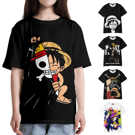 

New 3D Printed Anime One Piece Fashion Boy Girl T Shirt Adults-6XL #05