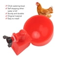 thumbnail image 4 of Chicken Waterer Cups, Abrasion Resistant Easy Installation Automatic Safe Poultry Water Feeder Kit New Bowl Bottom Design  for Pigeons for Geese, 4 of 7