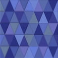 thumbnail image 1 of Ahgly Tapis d'Intérieur Lavable en Machine Carré Transitionnel Bleu Orchidée, 6 Pieds Carré, 1 of 7