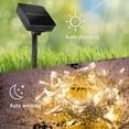 thumbnail image 3 of Grand Patio Outdoor 29.5FT 360 LED Solar String Lights, Waterproof 8 Modes, Remote Controlled, 3 of 6
