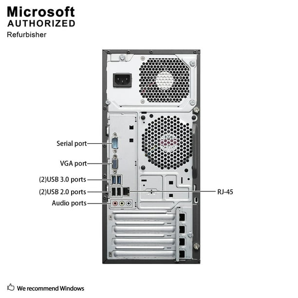 Lenovo ThinkCentre M73 Tower Desktop Computer PC, Intel Core I3