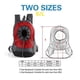 thumbnail image 5 of Mochila porta mascotas portátil, bolso de hombro frontal de viaje ajustable para perros y gatos con diseño de cabeza hacia fuera, fácil de ajustar para viajar, 5 of 5
