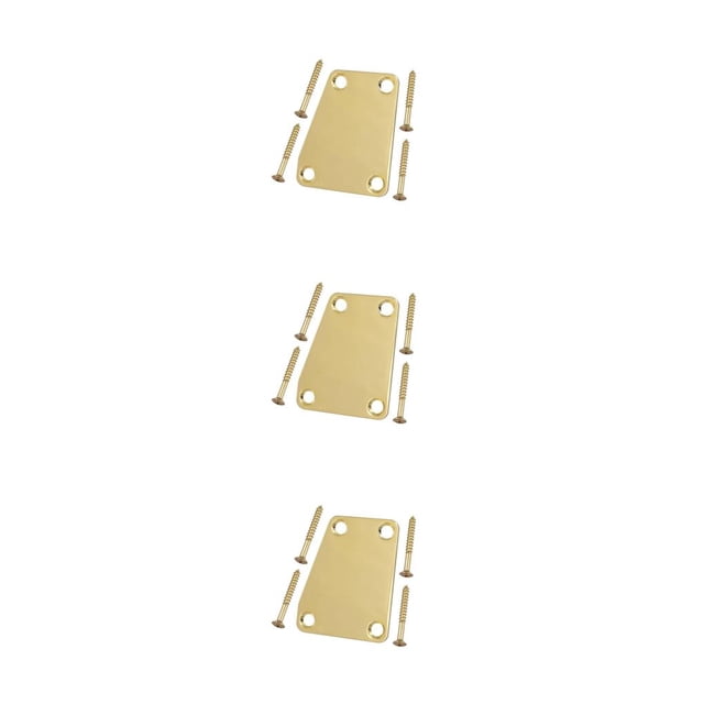 Yuarrent Reemplazo de placa de cuello de guitarra eléctrica, piezas modificadas, tablero de guitarras de Metal, accesorio de instrumento de cuerda con Type1 NO1 Yuarrent CBP464190
