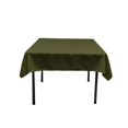 thumbnail image 1 of LA Linen TCpop52x52-OliveP21 Nappe Carrée en Popeline de Polyester Olive - 52 x 52 Po., 1 of 4