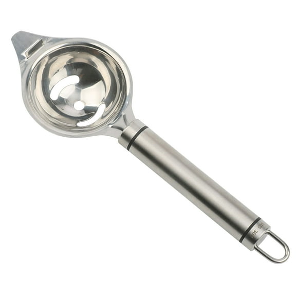 Yeacher Egg Separator Food Grade Stainless Steel Egg Yolk White Filter Dishwasher Safe Egg White Divider Cooking Baker Tool Egg Extractor Silver
