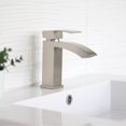 thumbnail image 2 of Stylish Sabana Ht 7" Single Handle Brushed Nickel Bathroom Faucet B-109B, 2 of 12