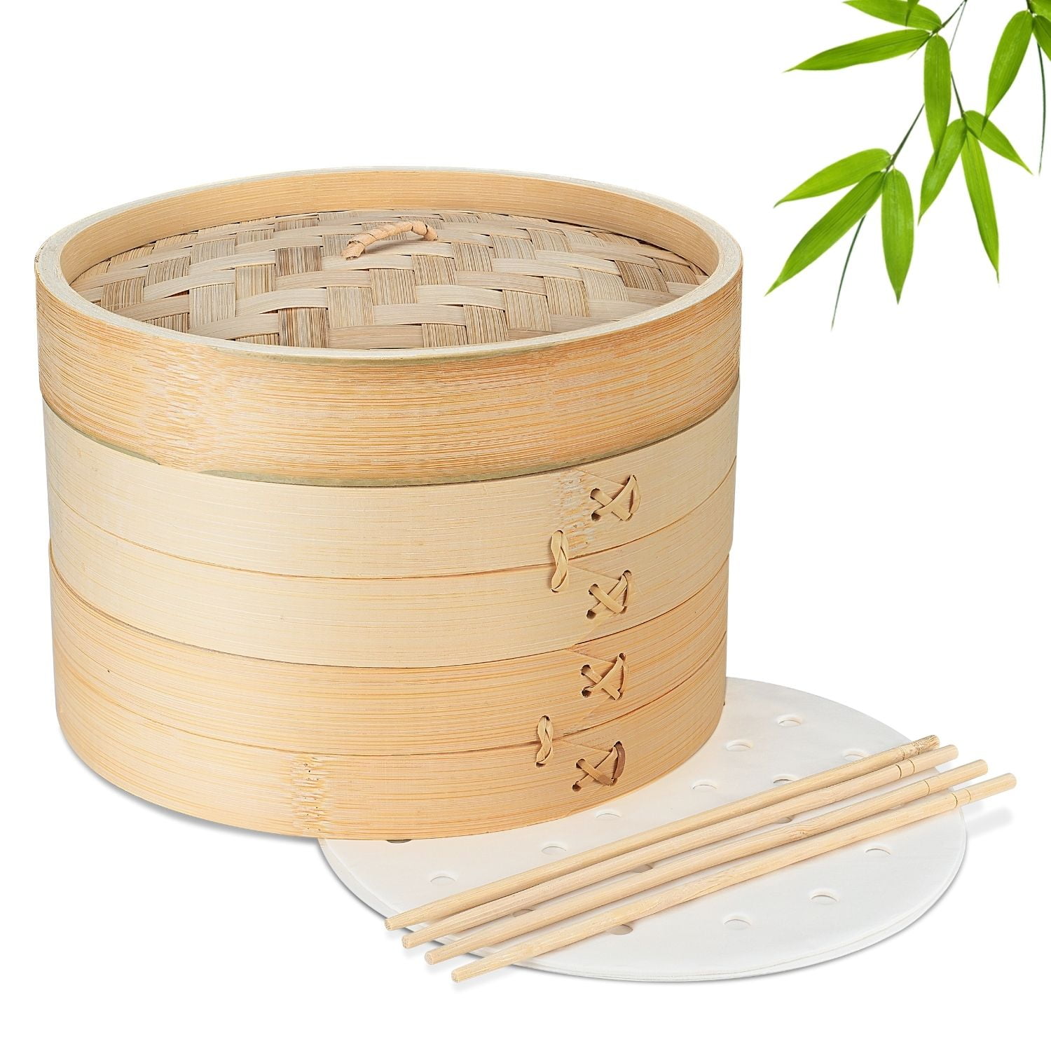Kitchen Steamer Durable Stainless Steel Bamboo Steamer Rice Snack Small  Cage Basket Dumpling Steamer Kitchen Cooking Tools